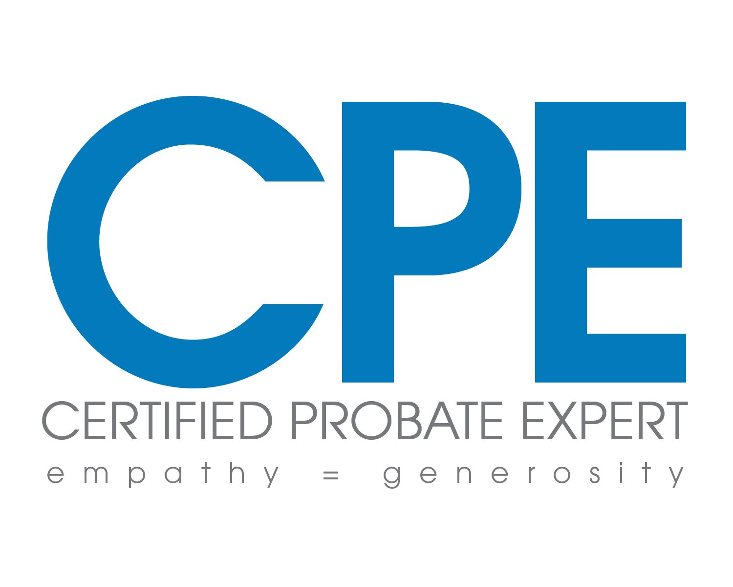 Certified Probate Expert (CPE) certification logo